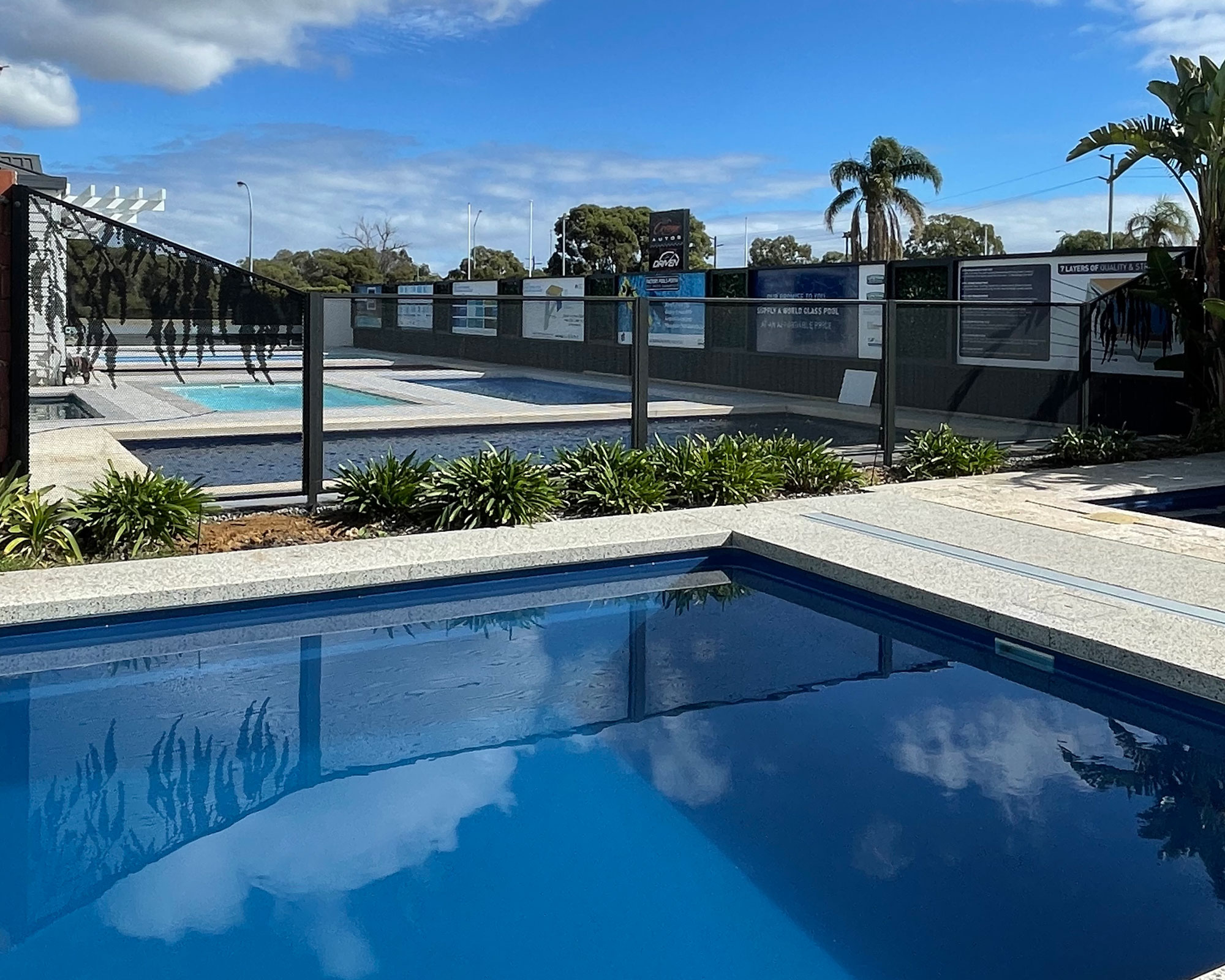 Pool Perf display in Textured Monument, Western Australia