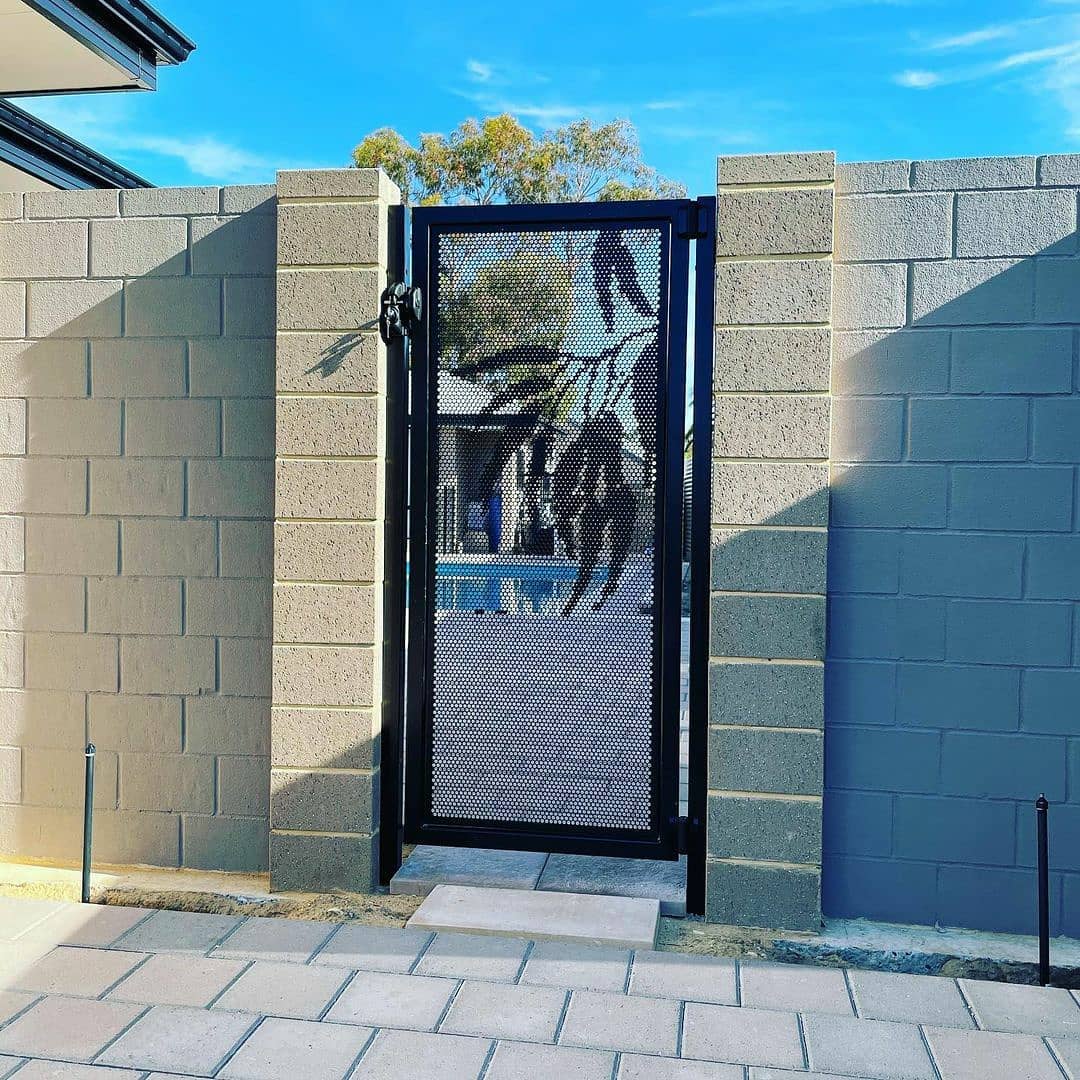 Gum design pool gate, Western Australia