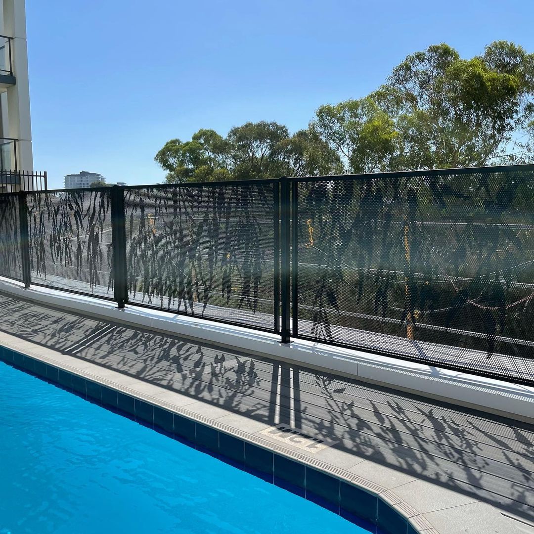Gum design privacy pool fencing, Perth WA
